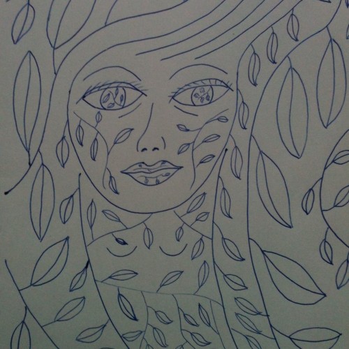 leaf woman