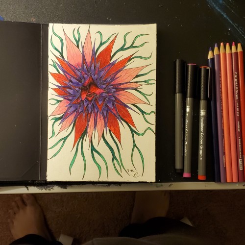 Dark flower
