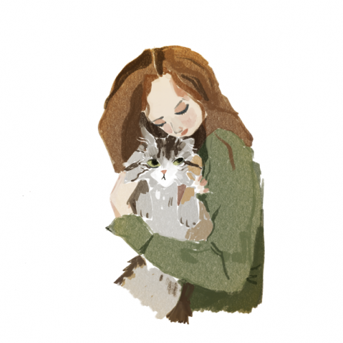 doodle of a hug