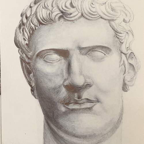 Sketch of sculpture