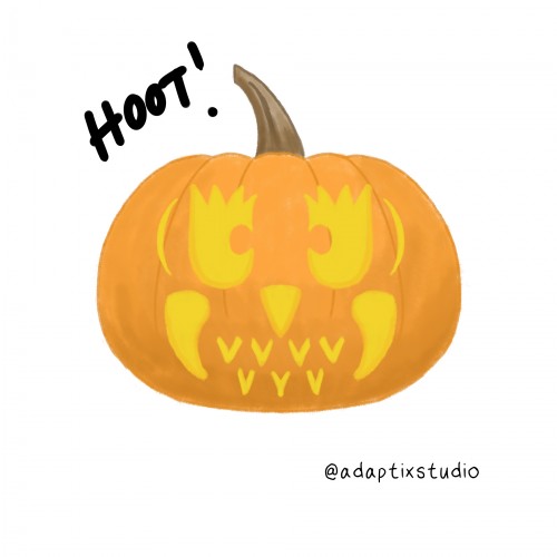 Owl pumpkin