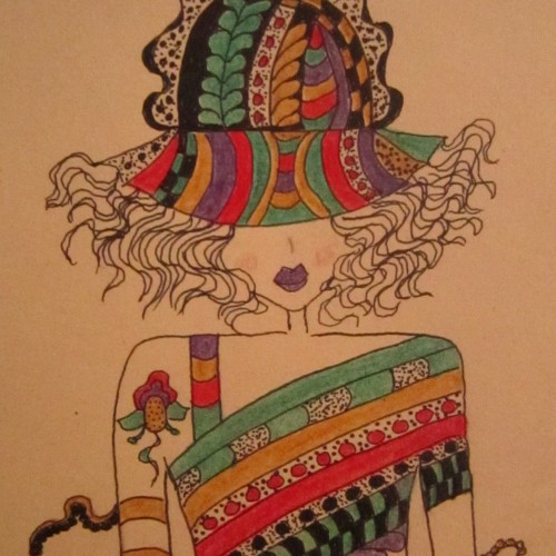 ZENTANGLE GIRL