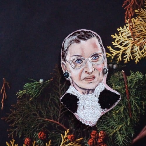 Ruth Bader Ginsburg (RBG) Brooch