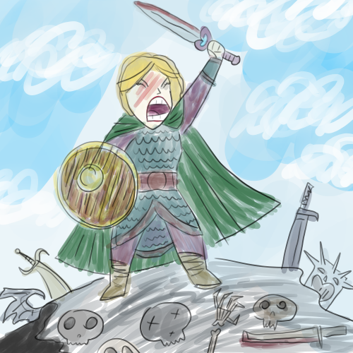 If Eowyn from Lord of the Rings was like in Adventure Time