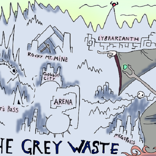 grey waste map