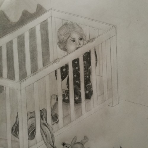 Child in the crib