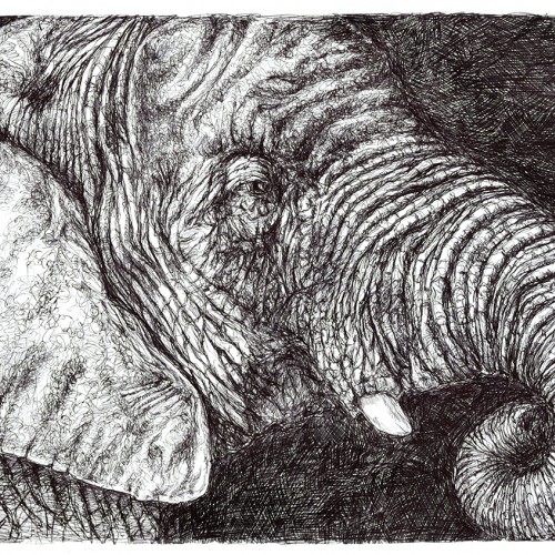 Ballpoint pen elephant