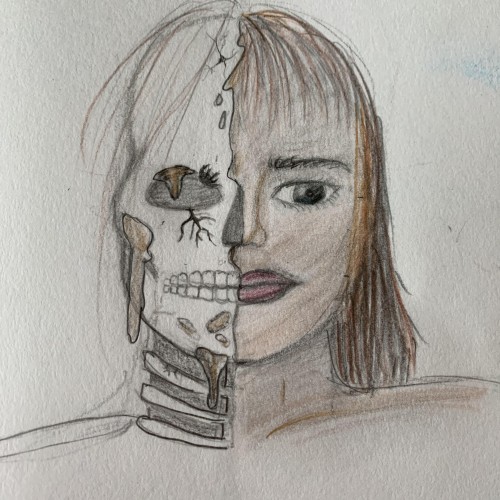 Skeleton Girl Sketch