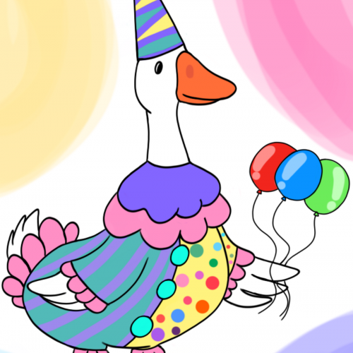 Goose clown