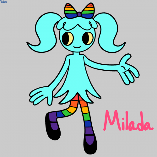 Milada The Little Ghost Girl (ghost OC)