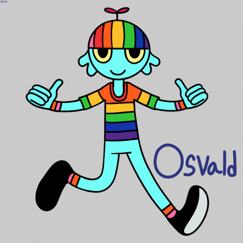 Osvald The Little ghost boy (ghost OC)