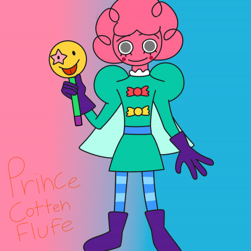 Cotton candy Prince Cotten Flufe