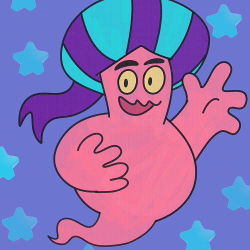 Zlatlan The Pink Ghost Magician