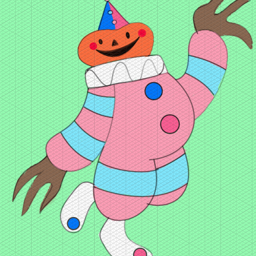 Pumpkin clown