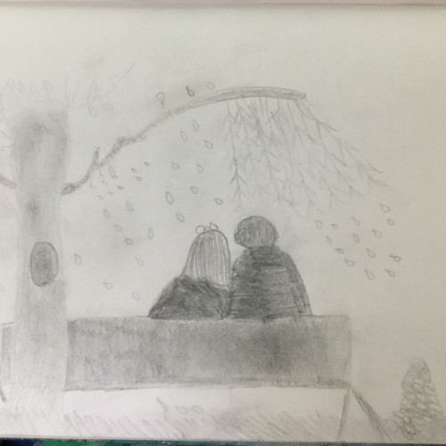 Couple drawing