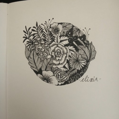ink bouquet