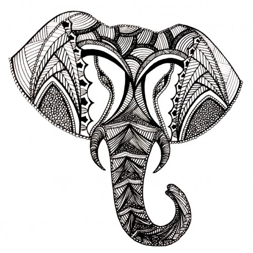 Abstract Elephant