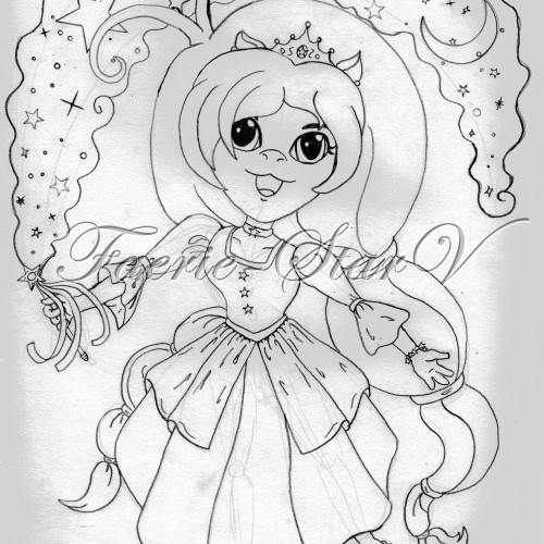 G3 Chibi Princess Dream Blue Pencil