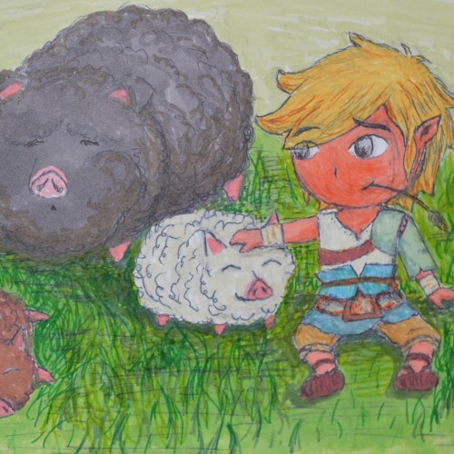 Mangalista Pigs with Twilight Toon Link