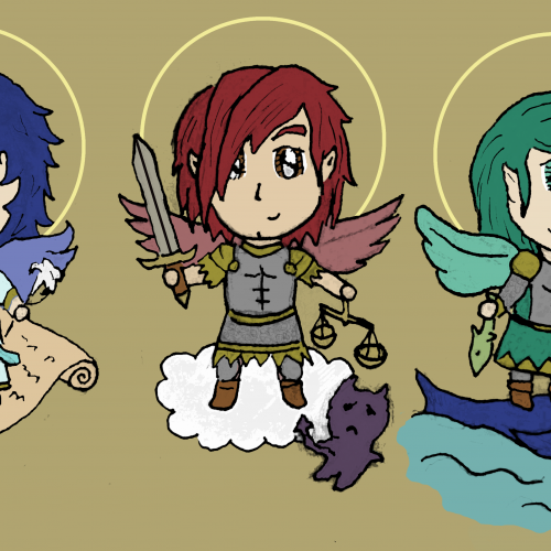 3 Chibi Archangels