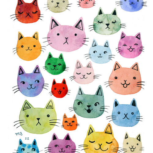 Rainbow of Cats