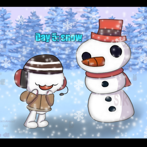 Chibijuly Day 5: snow