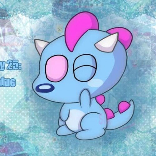 Chibijuly Day 25: blue