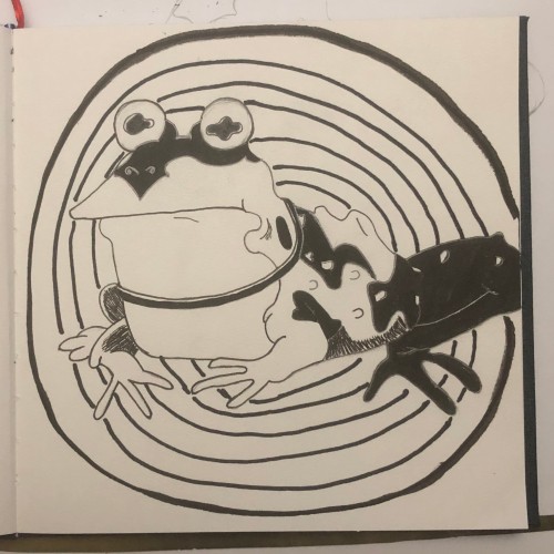 Inktober Day 8 toad