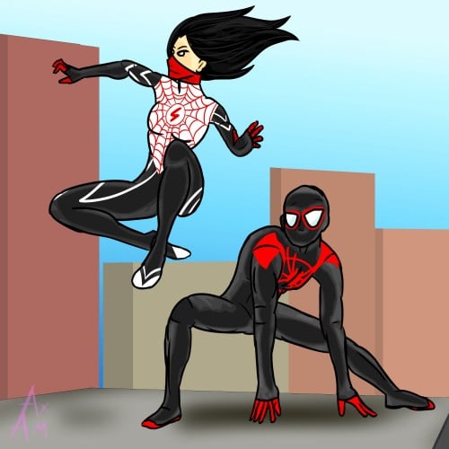 Spider-Man & SIlk (Miles Morales & Cindy Moon