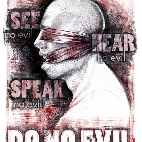 See No Evil, Hear No Evil, Speak No Evil, Do No Evil art