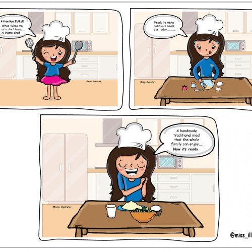 Funny chef comic