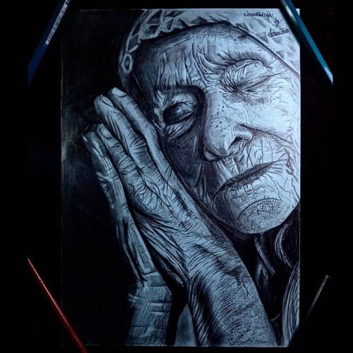 Graphite Portrait (The wrinkled Nap)