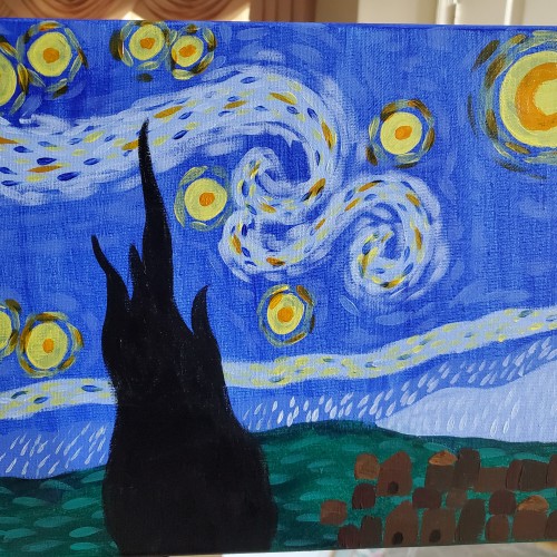 Simplified Starry Night