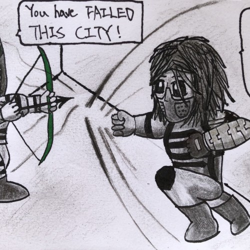 Arrow vs Metal Arm