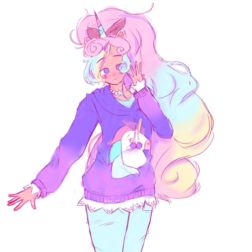 Casual Cream Unicorn