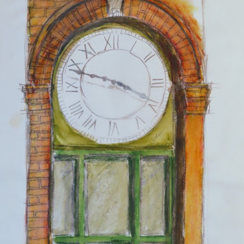 Hometown Series: Town Clock Sketch