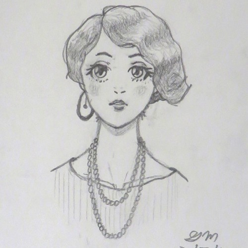 Flapper with Earring
