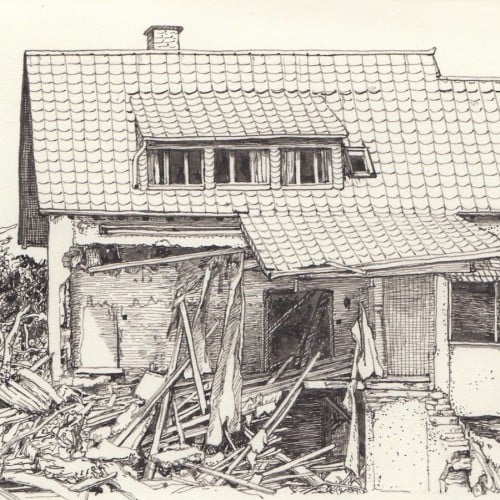 House after a Hurricane