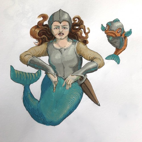 Armoured mermaid