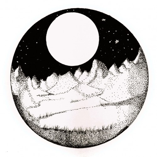 Stipple Moon