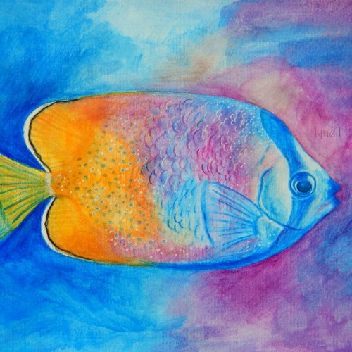 Colorful sea fish