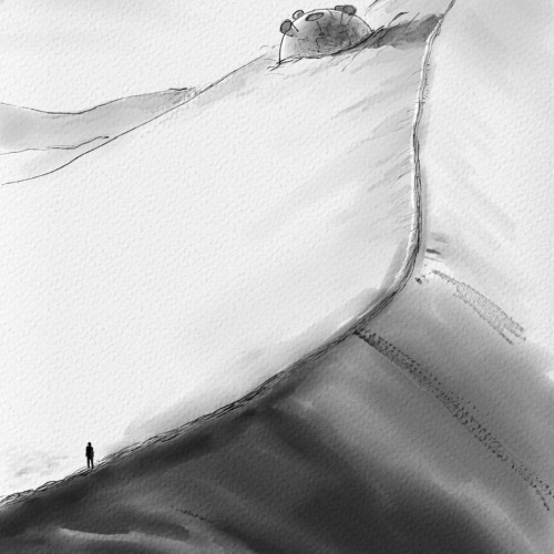 Inktober 2020 Day 13 - Dune