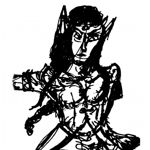 Elf doodling