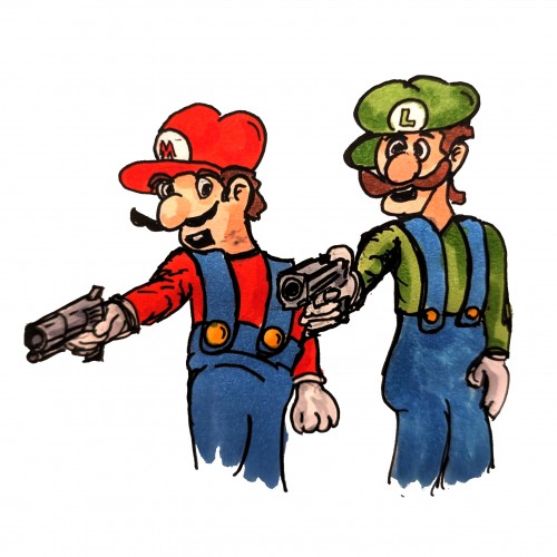 Mario & Luigi x Pulp Fiction