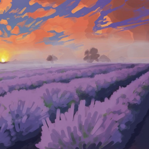 Lavender Sunrise