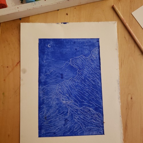 Lines in Blue