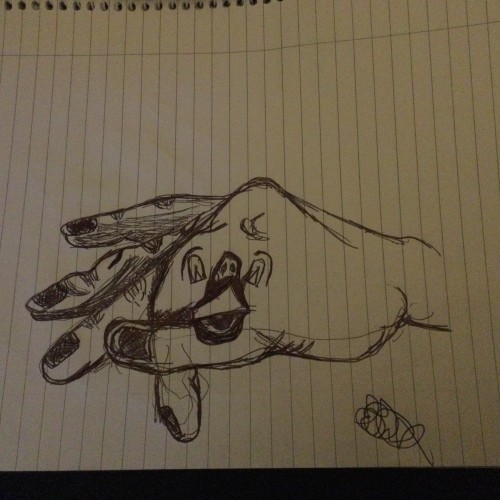 Hand puppet doodle