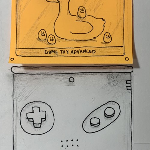 Duck and birbs in a Game Toy Advanced and yes that’s a blatant parody of a certain game console that I will not say in case they decide to sue me