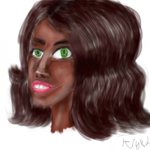Black girl portrait