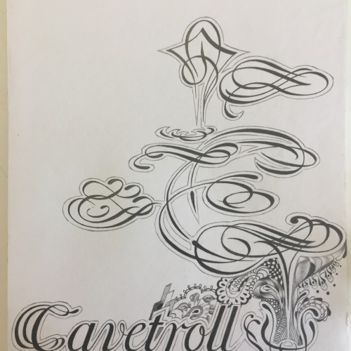 Cavetroll Doodle (in progress)